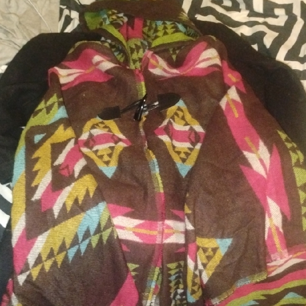 Colorful Geometric Women's Jacket